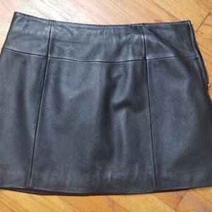 Vintage Wilson’s Black Leather Mini Skirt